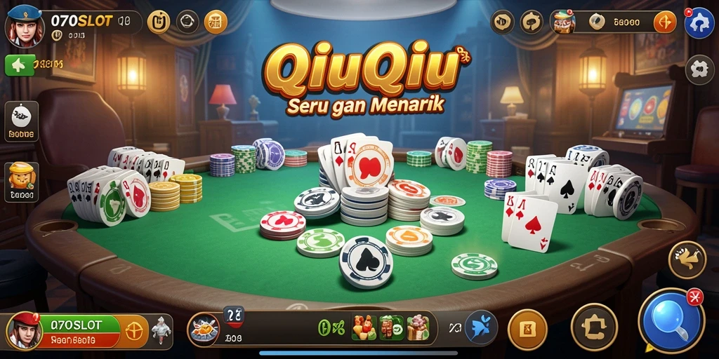 Tampilan gameplay QiuQiu yang menarik di 070SLOT.