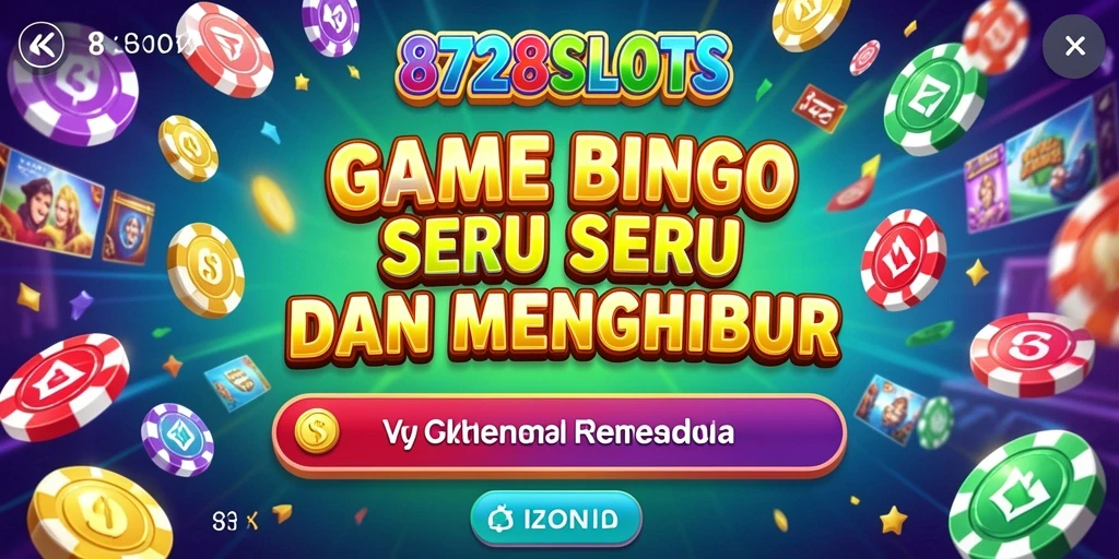 Tampilan gameplay seru dalam 8728SLOTS bermain Bingo.