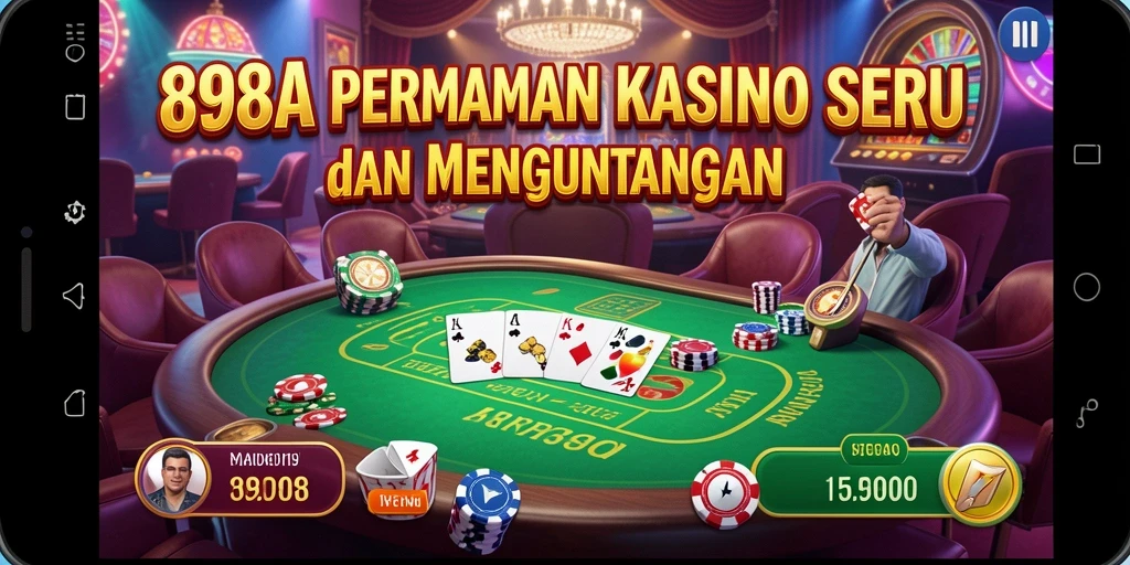 Tampilan menarik dari permainan Kasino yang seru.