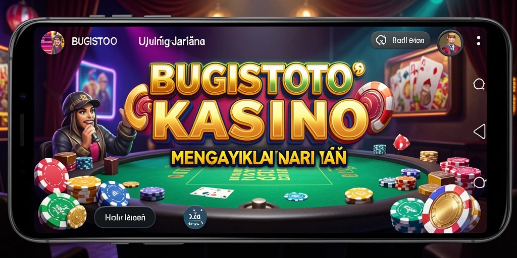 Tampilan menarik dari gameplay Kasino yang memukau.