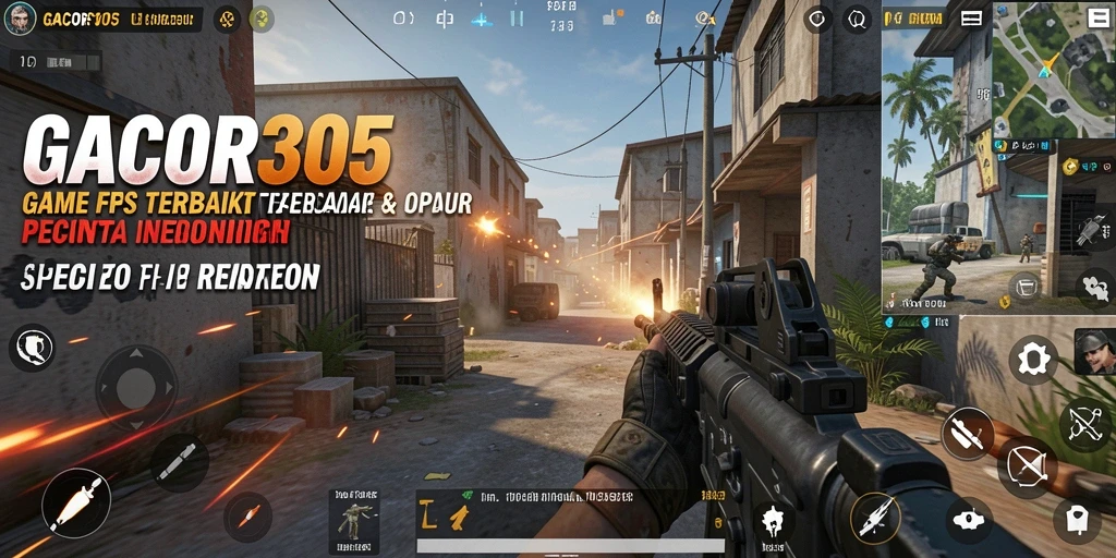 Gameplay GACOR305 yang intens dan menegangkan dalam aksi tembak-menembak.