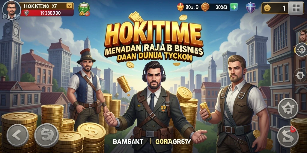 Gameplay HOKITIME dengan fitur Tycoon yang seru dan penuh strategi.