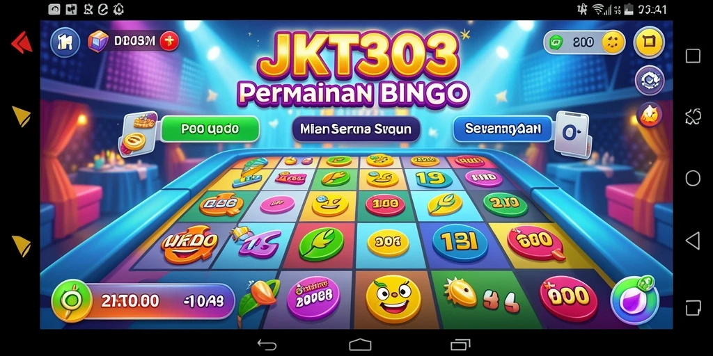 Tampilan gameplay Bingo seru di JKT303 yang memikat dan interaktif.