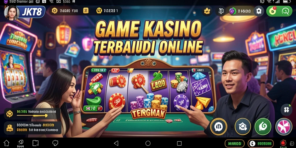 Tampilan menarik dari gameplay Kasino di JKT8