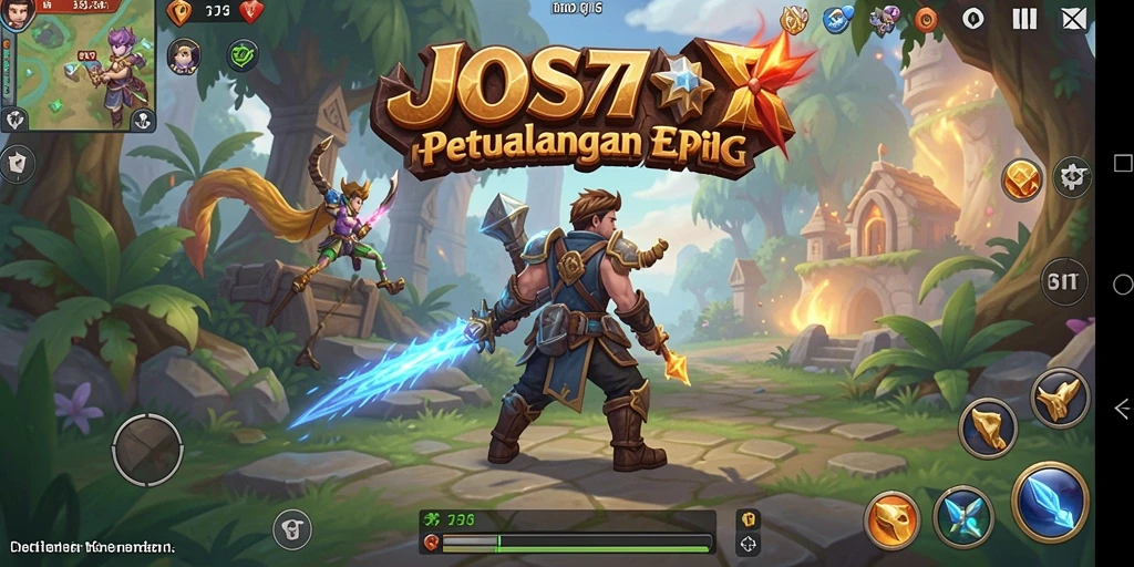Tampilan gameplay RPG epik dan menantang di JOS77.