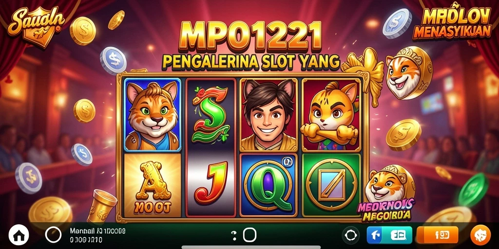 Tampilan gameplay Slot MPO1221 yang memikat dan penuh warna.