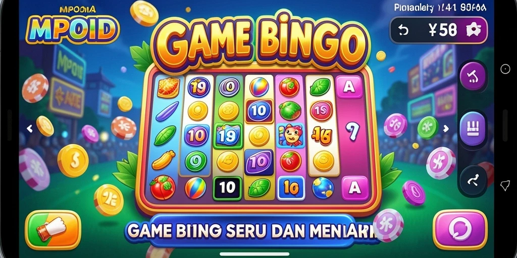 Screenshot menampilkan gameplay seru MPOID dalam permainan Bingo.