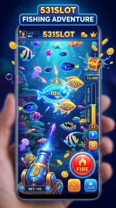 Tampilan layar utama aplikasi 531slot yang menarik dan mudah digunakan.